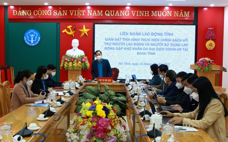 Hiệu quả trong việc phối hợp giám sát, phản biện xã hội của tổ chức Công đoàn Hà Tĩnh